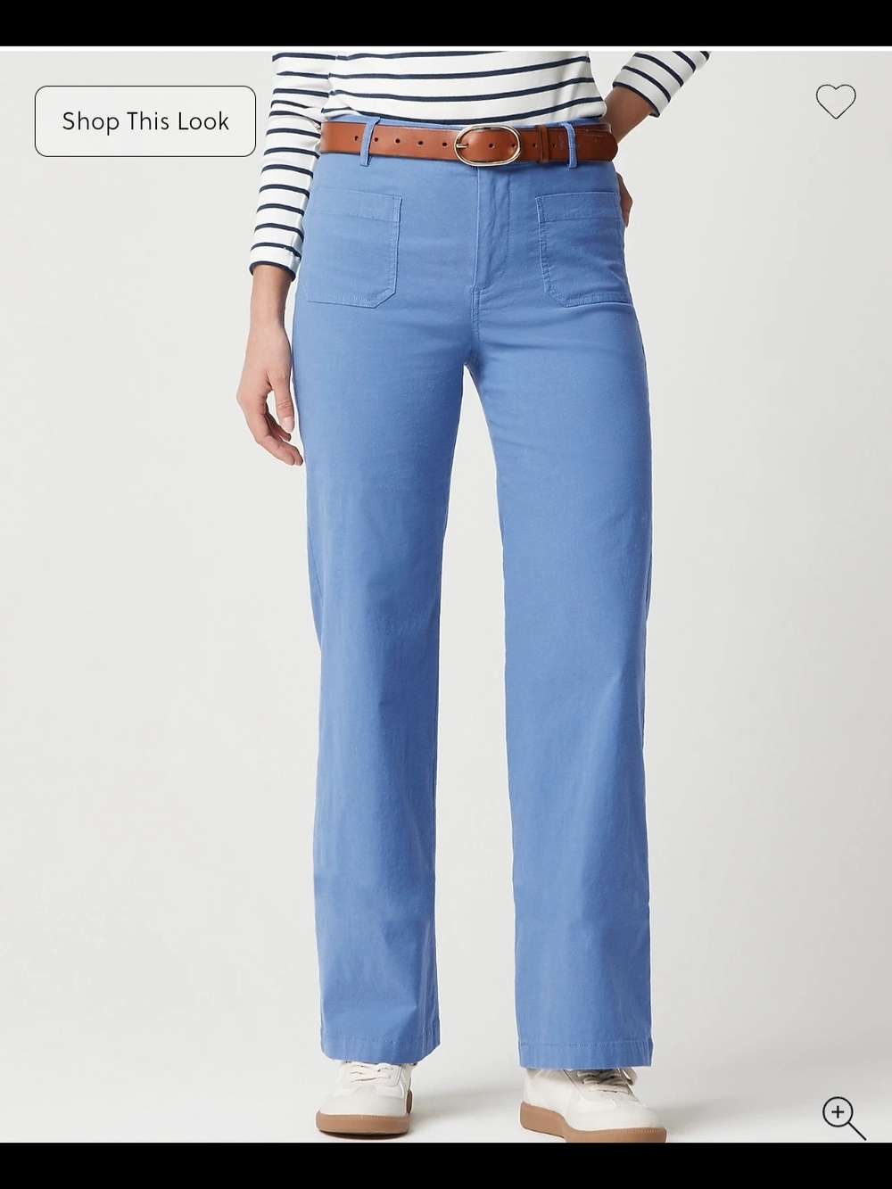 J. Crew Petite Wide Leg Lizzie Pants